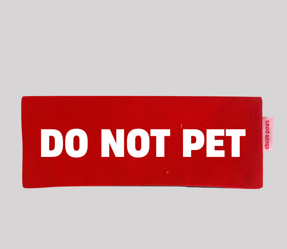 Do not pet - leash sleeves