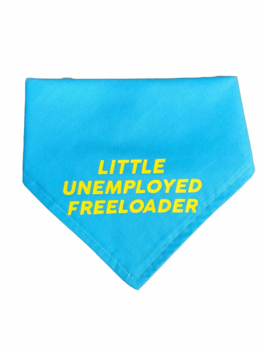 Little Unemployed Freeloader Pet Bandanas for Dogs and Cats